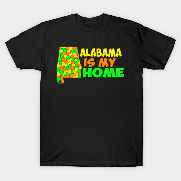 USA state: Alabama T-Shirt by KK-Royal